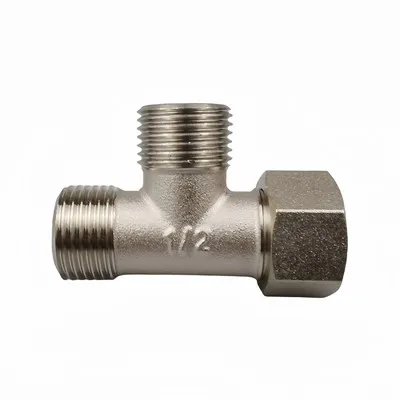 Mosazné příslušenství Tee Fitting Instalatérství